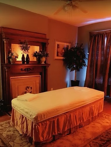 Massage treatment room